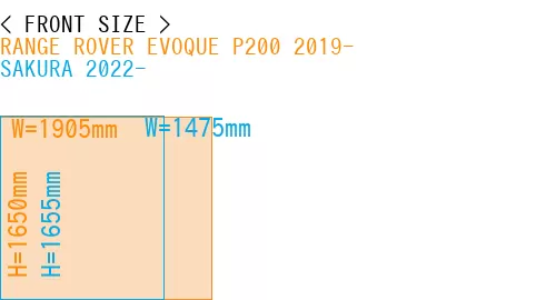 #RANGE ROVER EVOQUE P200 2019- + SAKURA 2022-